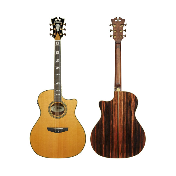 D'Angelico Acoustic Guitar Excel Gramercy with Cutaway Electronics