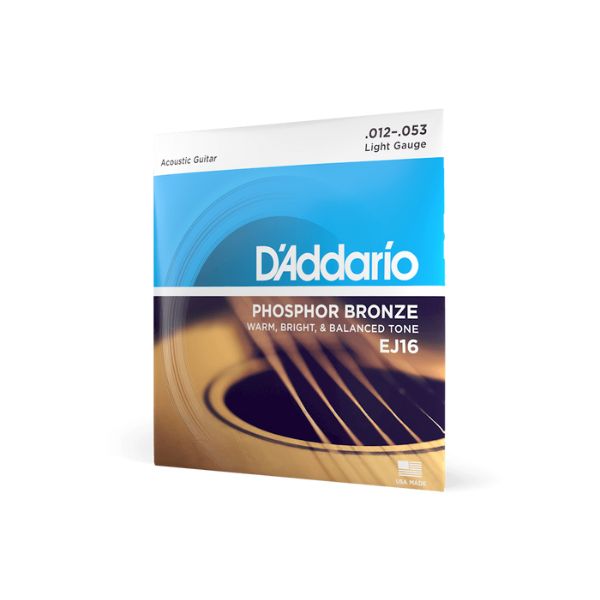 Daddario EJ16 12-53 Light Acoustic Guitar Strings
