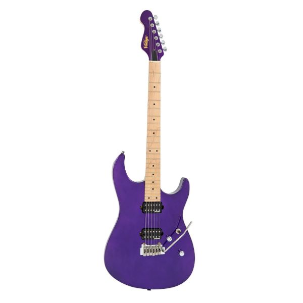 Vintage V6M24 ReIssued Series Electric Guitar Pasadena Purple