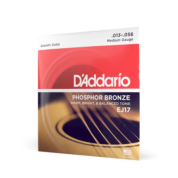 Daddario EJ17 13-56 Medium Acoustic Guitar Strings