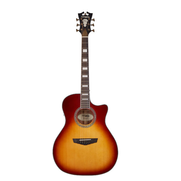 D'Angelico Acoustic Guitar Premier Series Gramercy with Cutaway Electronics