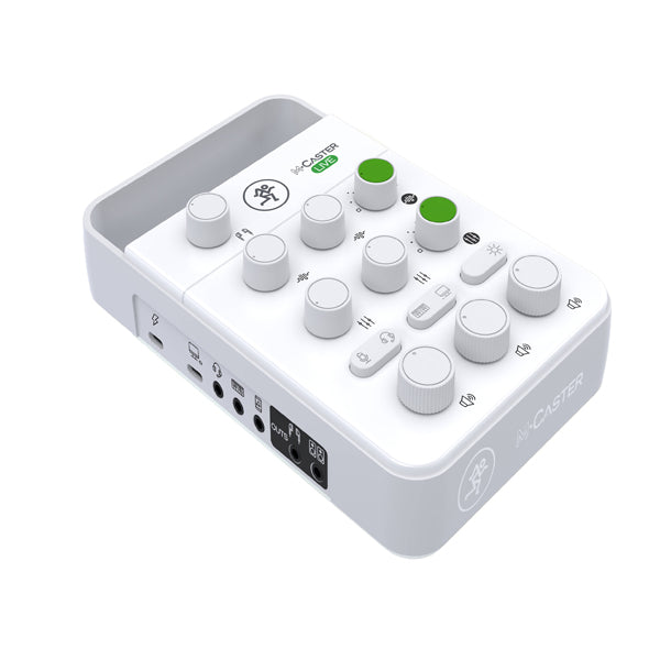 Mackie M•Caster Live Portable Live Streaming Mixer (White) EU