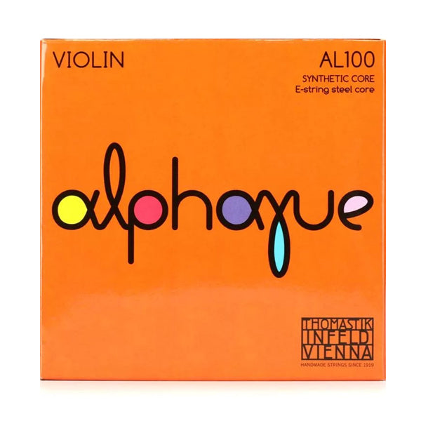 Thomastik-Infeld AL100 Alphayue Violin String Set - 4/4 Size With Steel E