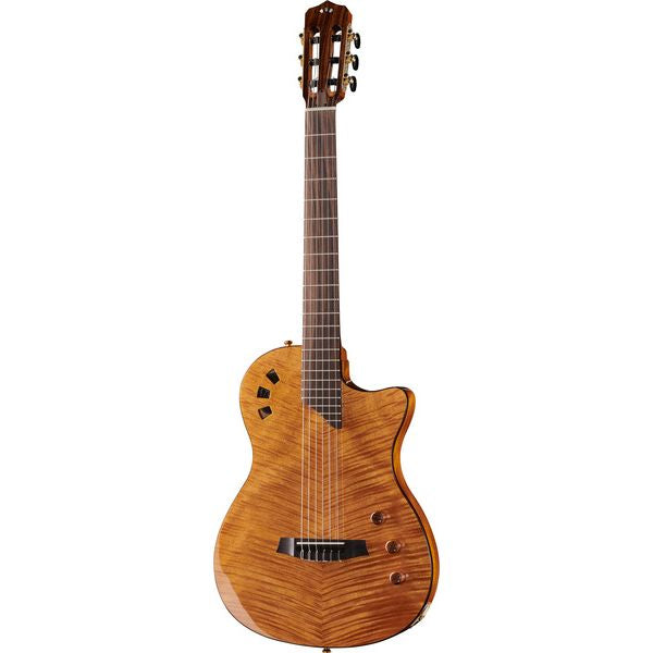 Cordoba Stage Guitar Natural Amber Cutaway Electric Nylon String Guitars