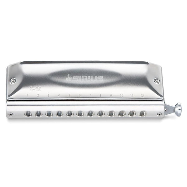Suzuki Harmonica Chromatic Sirius with Straight Slide S-48S