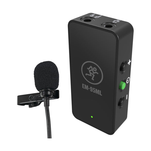 Mackie EM-95ML - Lavalier Microphone with In-line Amplifier for Smartphones and DSLRs