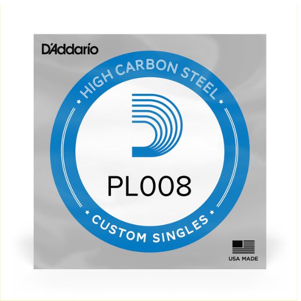 D'Addario SINGLE PLAIN STEEL