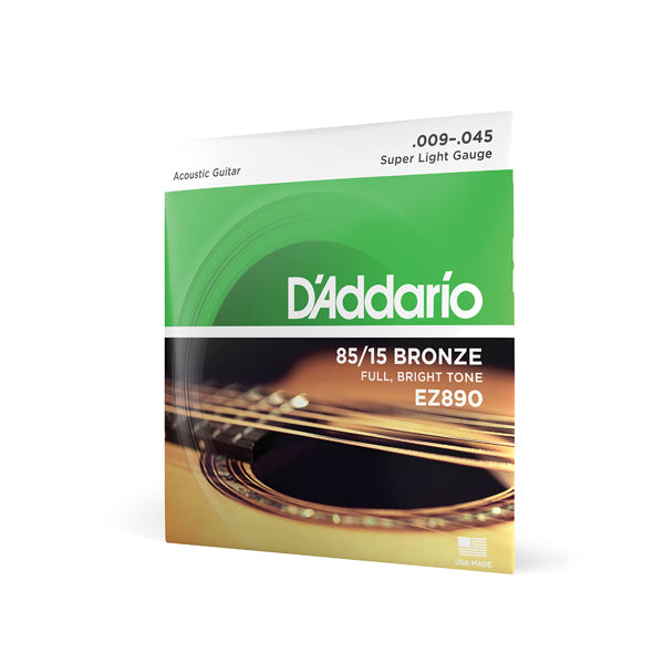 D'Addario EZ890 SET ACOUS GTR 85/15 SUP LITE