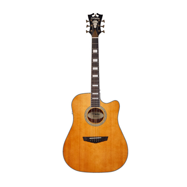 D'Angelico Acoustic Guitar Premier Series Bowery with Cutaway Electronics