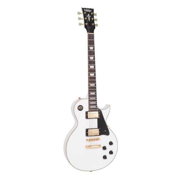 Vintage V100 ReIssued Electric Guitar Arctic White