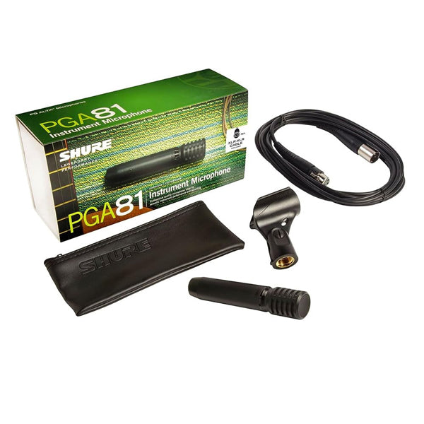 Shure PGA81-XLR Cardioid Condenser Instrument Microphone