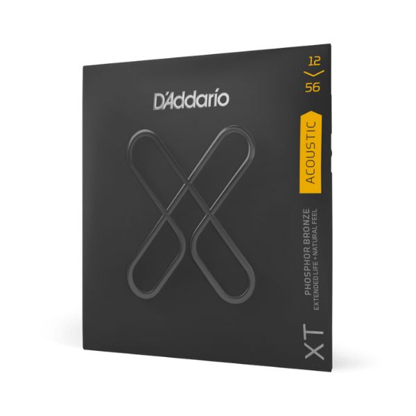 D'Addario XTAPB1256 12-56 Light Top/Medium Bottom Coated Acoustic Guitar Strings