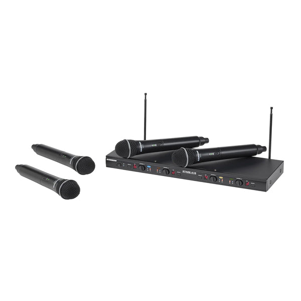 Stage 412 Frequency-Agile VHF Wireless System (4 x Q6 HH)