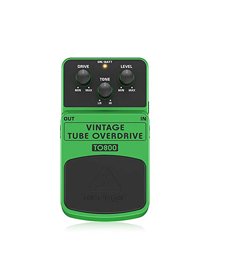 Behringer TO800 Vintage Tube Overdrive Guitar Effects Pedal