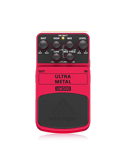 Behringer UM300 Ultra Metal Distortion Guitar Effects Pedal