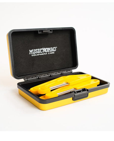 Music Nomad MN670 Acoustic Guitar Diamond Coated Nut File Set - Light/Medium Strings 6pc