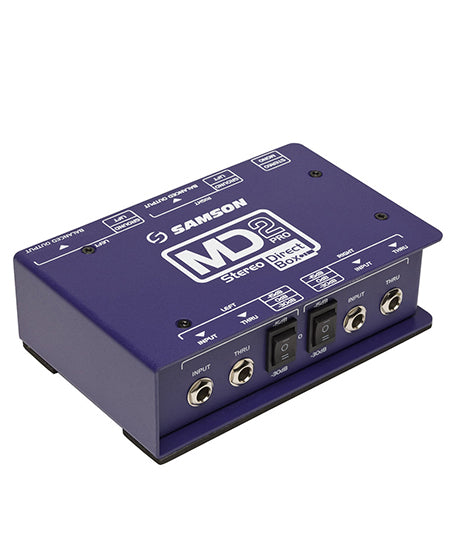 Samson S-Max MD2 Pro  Stereo Passive Direct Box