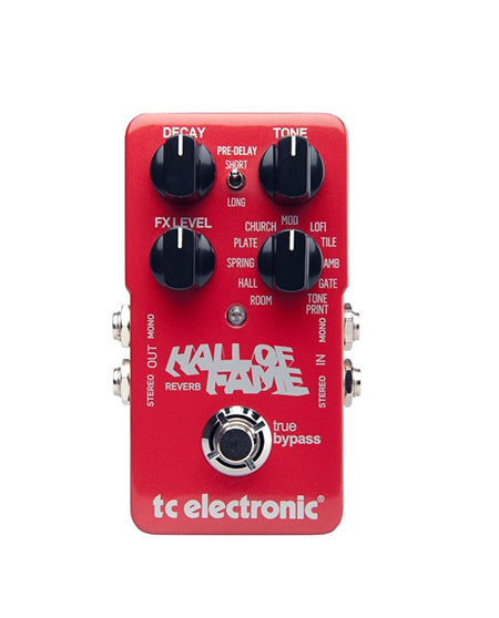 hall of fame 2 reverb pedal TC Electronics Hall of Fame 2 Reverb Pedal