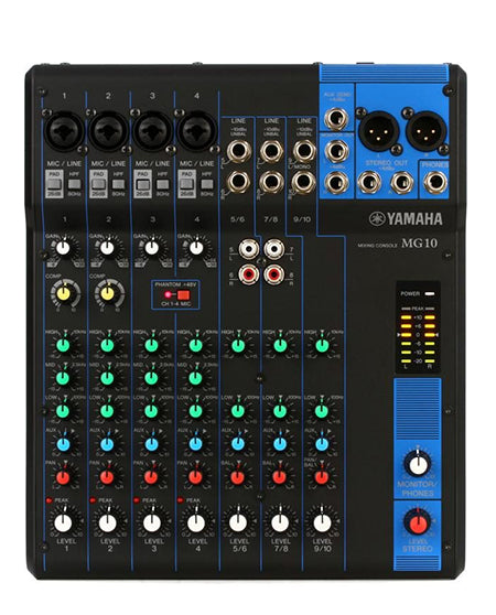 Yamaha MG10 10-Channel Analog Mixer