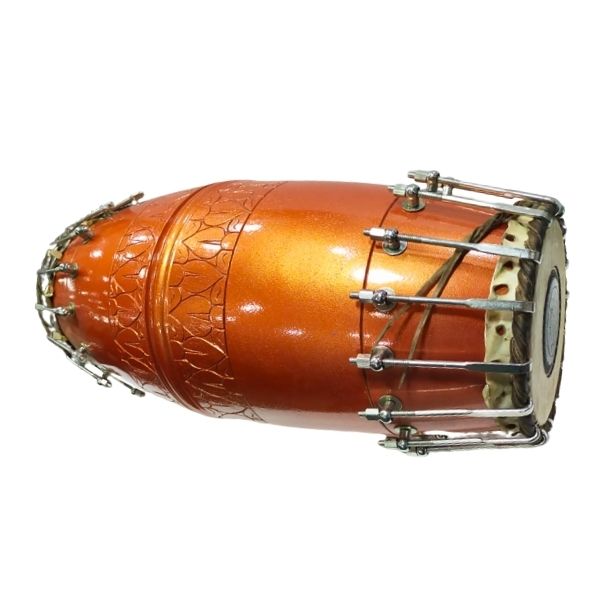 Mridangam 24 inch Nut & Bolt with Carving