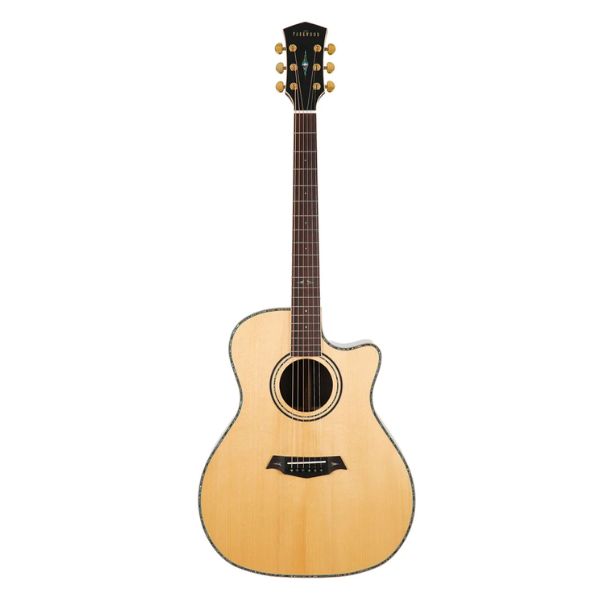 Parkwood GA880ADK Semi Acoustic Guitar Natural