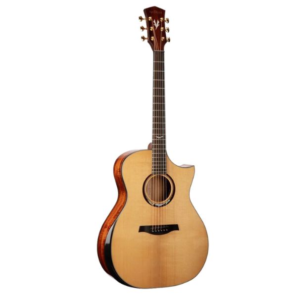Parkwood GA980 Semi Acoustic Guitar Natural