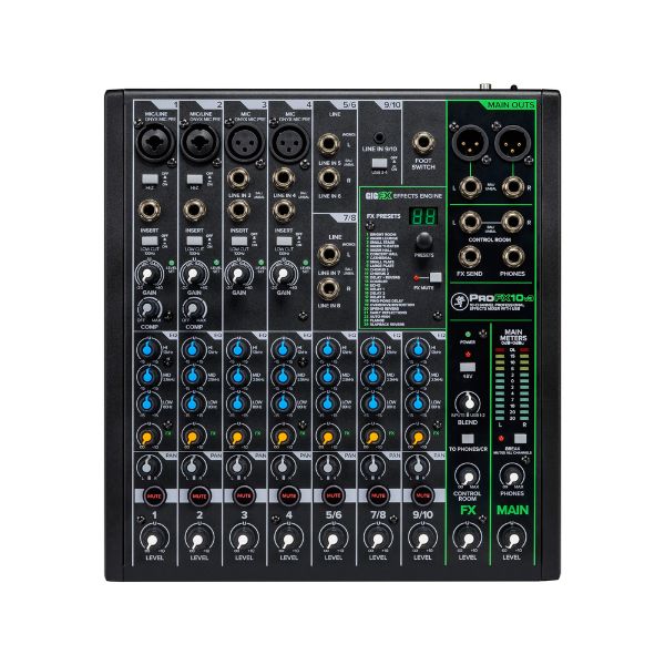 Mackie ProFX10v3 10-CHANNEL PROFESSIONAL ANALOG MIXER WITH USB