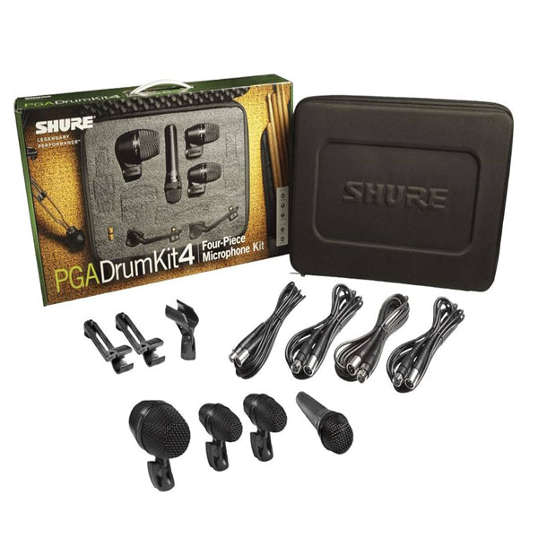 Shure PGADRUMKIT4 PG Alta Drum Microphone Kit 4 – The essential package
