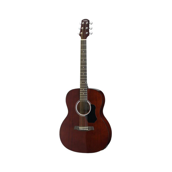 Walden O351E/W Acoustic Electric Guitar, Orchestra, with Bag -Gloss Natural