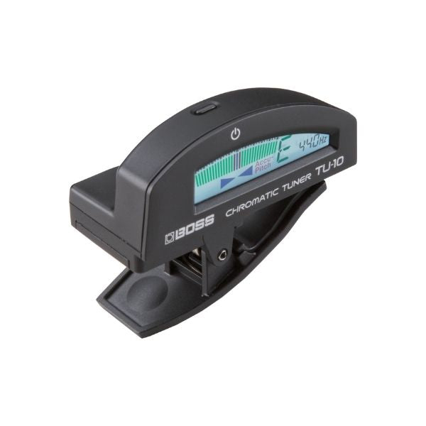 Boss TU-10-BN / SV Clip-On Chromatic Tuner (BK/SV/BL/RD/BN)