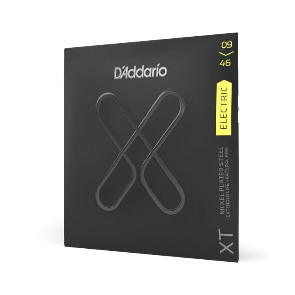 D'Addario XTE0946 09-46 Super Light Top/Regular Bottom Coated Electric Guitar Strings