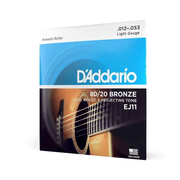 Daddario EJ11 12-53 Regular Light Acoustic Guitar Strings