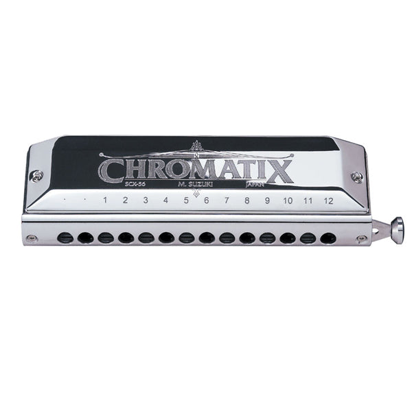 Suzuki Harmonica Chromatic SCX-56 CH Key C Reverse Slider