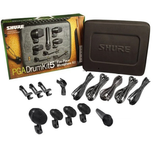 Shure PGADRUMKIT5 5-Piece Drum Microphone Kit