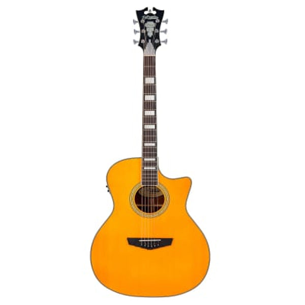D'Angelico Acoustic Guitar Premier Series Gramercy with Cutaway Electronics