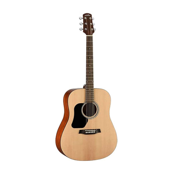 Walden D350L/W Acoustic Guitar, Dreadnought, Left Hand w/Bag-Nat