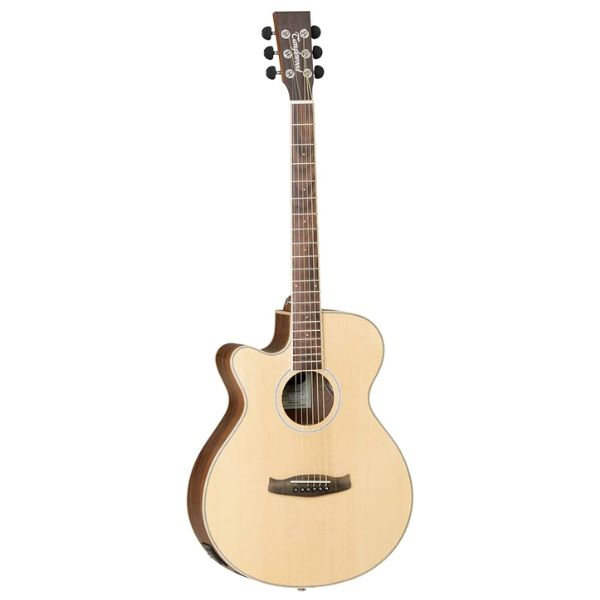 Tanglewood DBT SFCE BW Discovery Exotic Black Walnut Wood Semi Acoustic Guitar