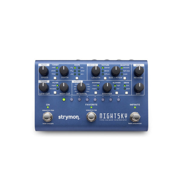 Strymon Nightsky Time Warped Reverberator Pedal