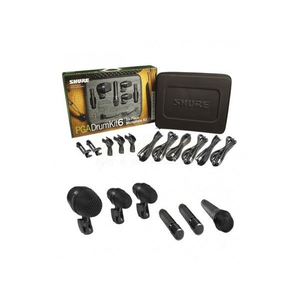 Shure PGADRUMKIT 6 6-Piece Drum Microphone Kit