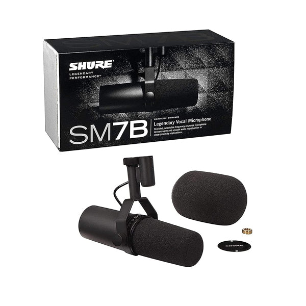 Shure SM7B DYNAMIC STUDIO VOCAL MICROPHONE