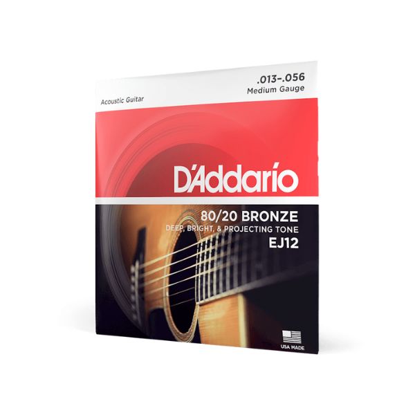 D'Addario EJ12 Medium Acoustic Guitar Strings