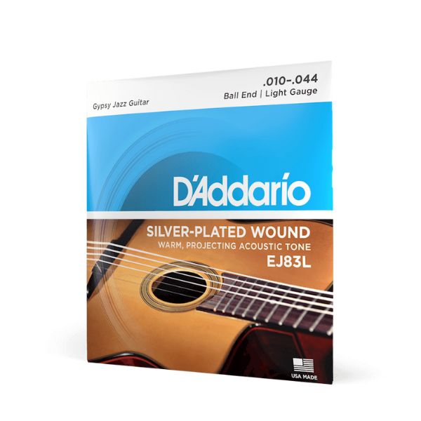 D'Addario EJ83L 10-44 Regular Light Ball End Acoustic Guitar Strings