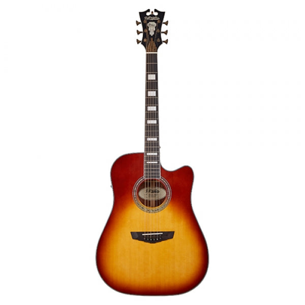 D'Angelico Acoustic Guitar Premier Series Bowery with Cutaway Electronics