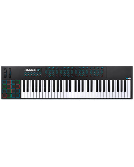 Alesis VI61 Advanced 61-Key USB MIDI Drum Pad and Keyboard Controller