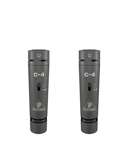 Behringer C4 Single Diaphragm Condenser Microphone Set Of 2