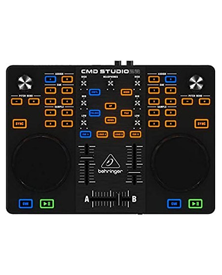 Behringer CMD2A Studio Portable Dual-Deck DJ Controller