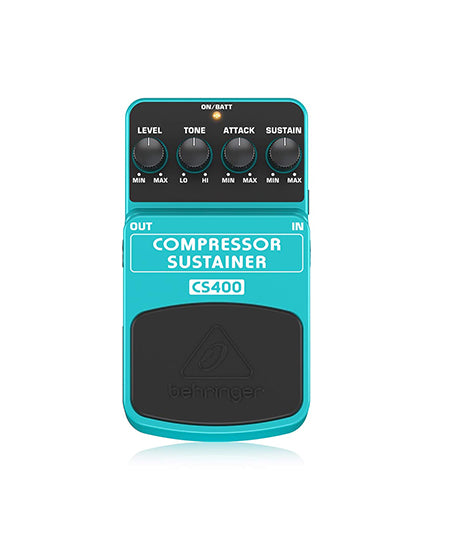Behringer CS400 Compressor Sustainer Guitar Effects Pedal