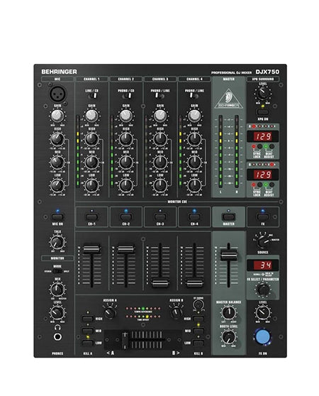 Behringer DJX750 5-Channel Pro DJ Mixer