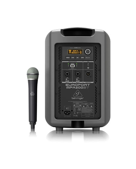 Behringer Europort MPA200BT Portable PA Speaker with Wireless Microphone