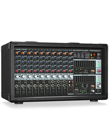 Behringer Europower PMP2000D 2000-Watt 14-Channel Powered Mixer